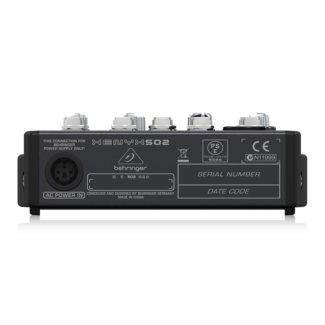 Behringer Xenyx 502 Analog Sound Mixer with Premium 5-Input and 2-Bus