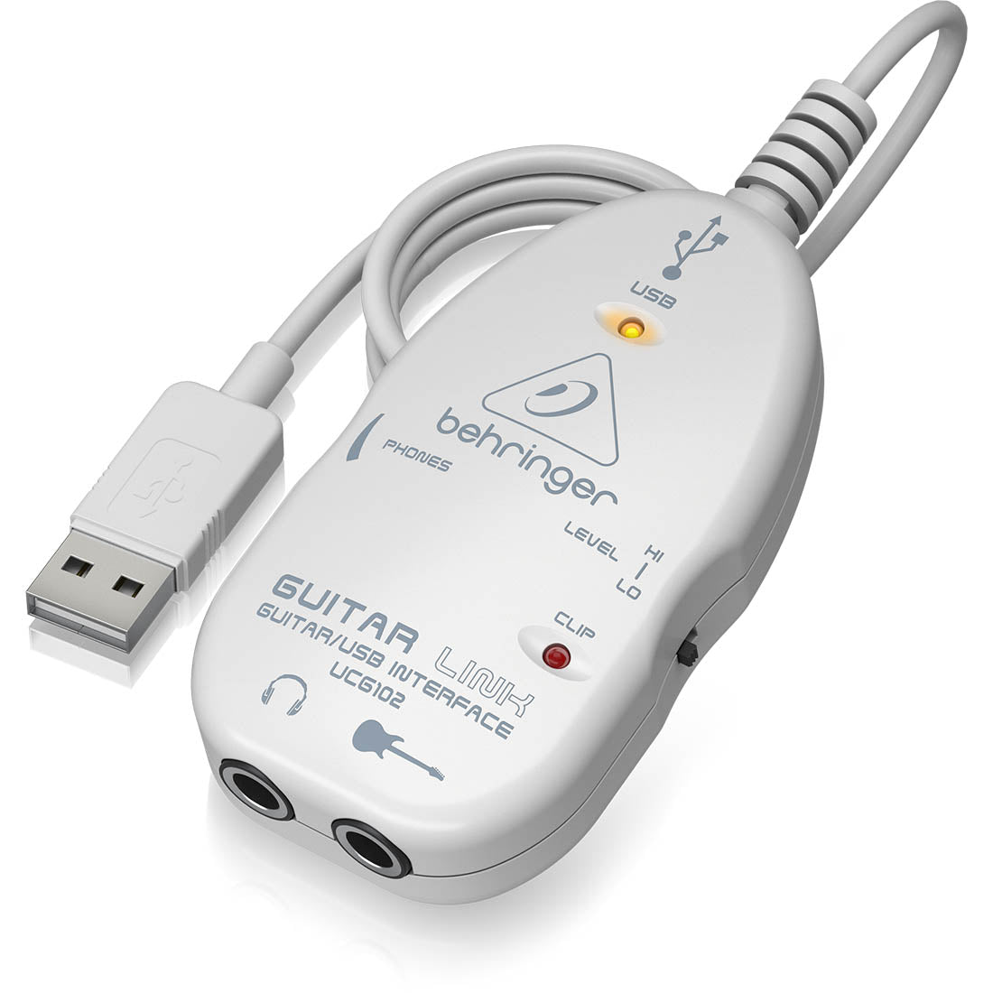 Behringer UCG102 Guitar-to-USB Interface for Recording and Jamming