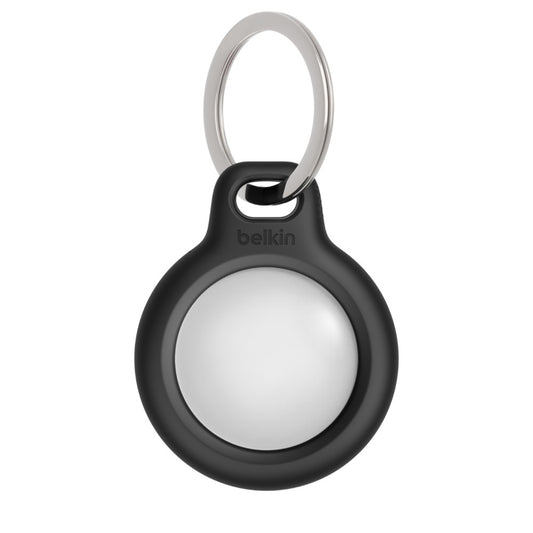 Belkin Black Secure AirTag Holder with Key Ring