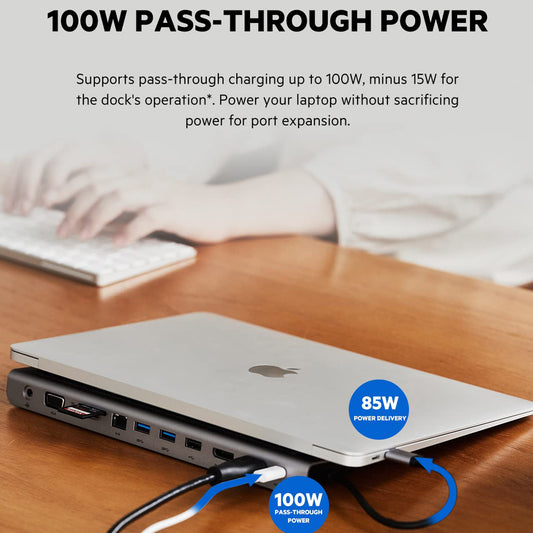Belkin USB Type-C 4K HDMI Ethernet DP VGA USB-A 11-in-1 Multiport Dock
