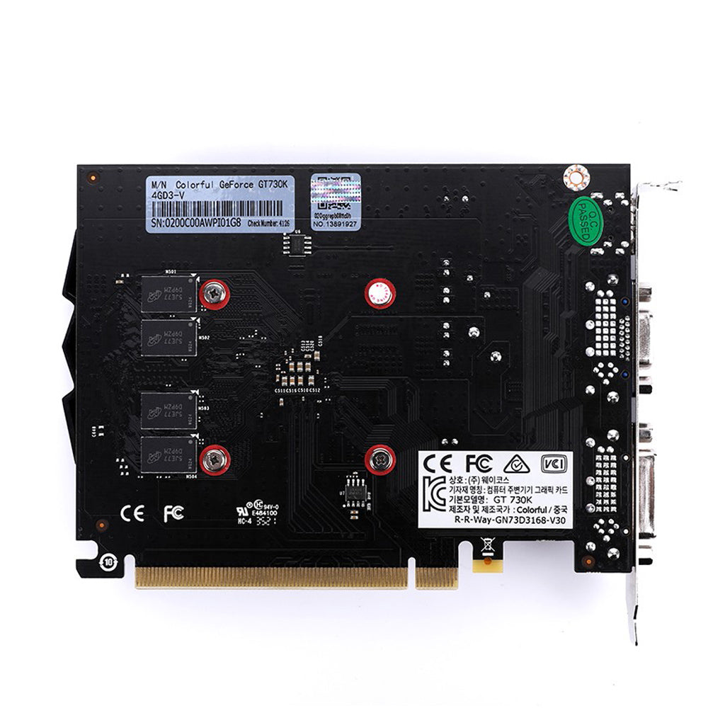 Colorful GeForce GT 730K 4GB DDR3 64-Bit Graphics Card