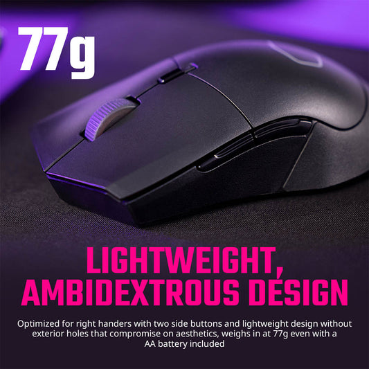 Cooler Master MM311 Wireless Gaming Mouse - Black