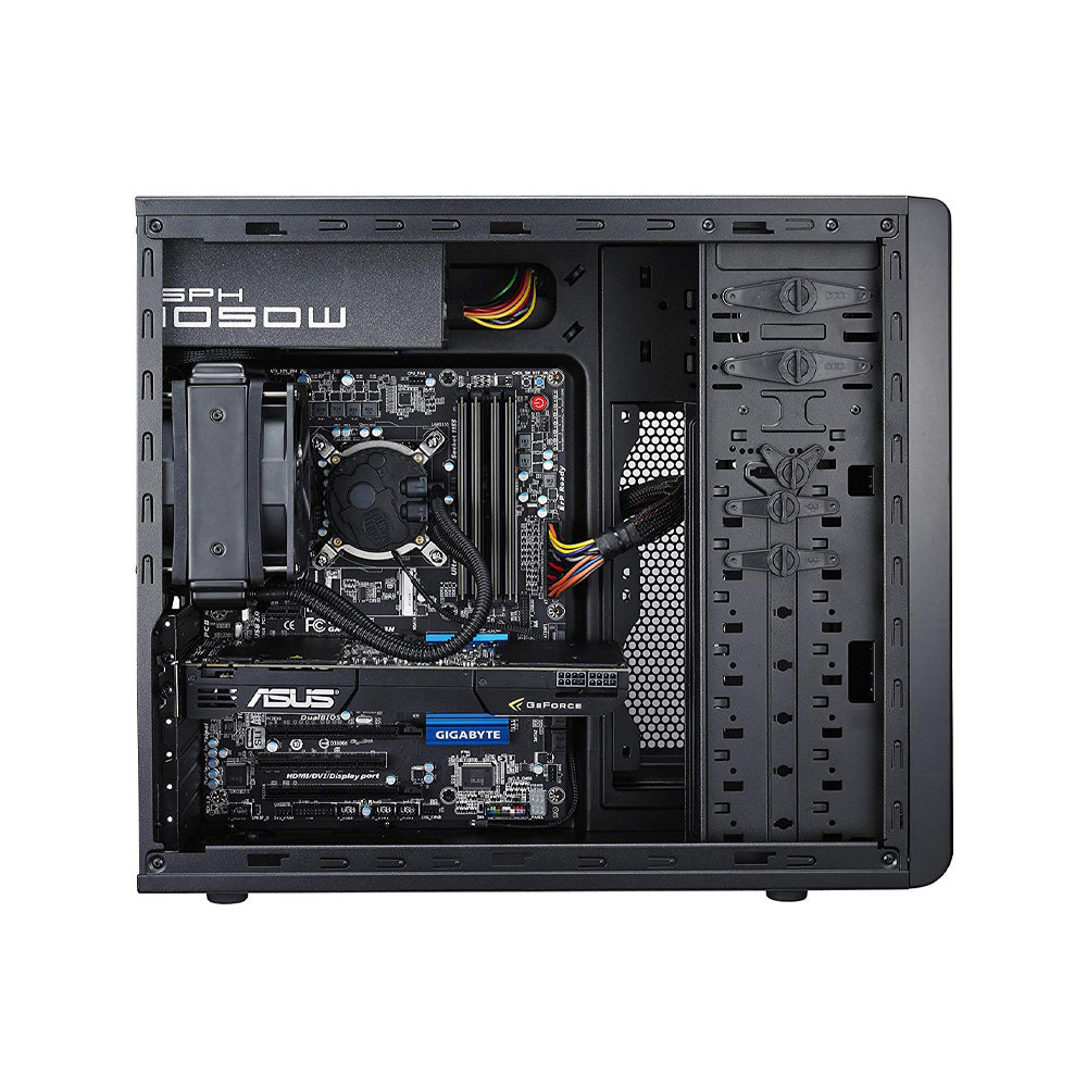 Cooler Master Force 500 ATX Mid-Tower Cabinet with Pre-Installed 120mm Black Fan