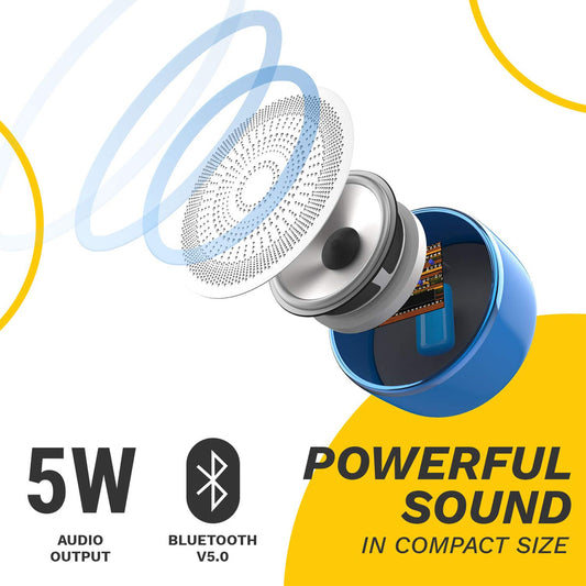 Corseca Aquaboom DMS7000 Wireless Bluetooth Speaker with 5.0 with IP67 Water Resistance