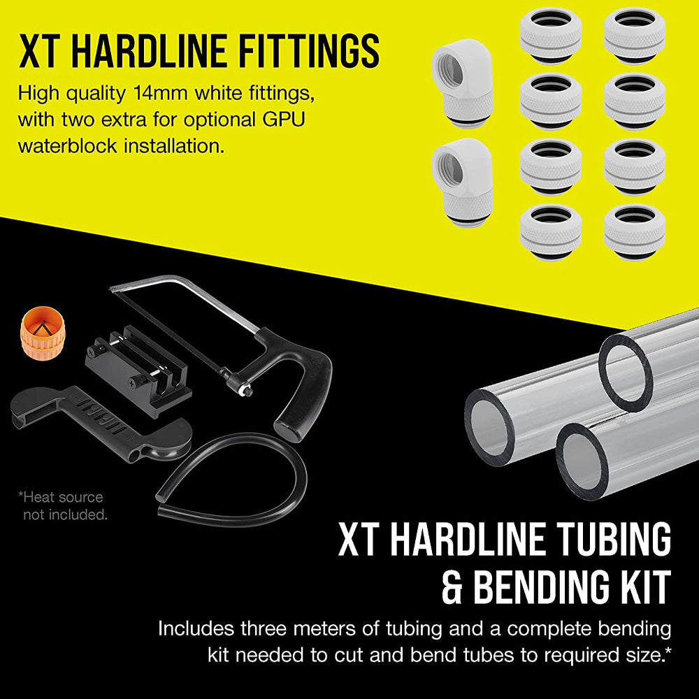 CORSAIR Hydro X Series iCUE XH305i RGB PRO Custom Cooling Kit - White