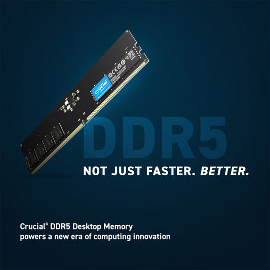 Crucial 8GB DDR5 RAM 4800MHz CL40 Desktop Memory