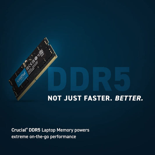 Crucial 8GB DDR5 RAM 4800MHz CL40 Laptop Memory