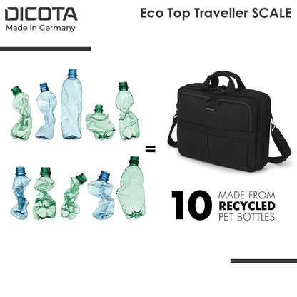 Dicota Eco Top Traveller Scale Bag for 14-15.6 inch Laptops