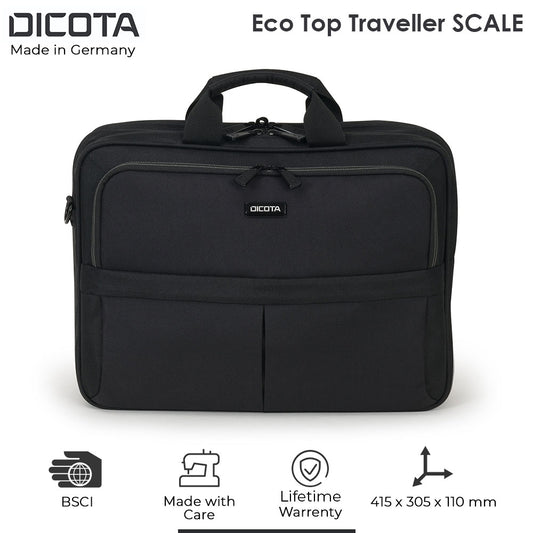 Dicota Eco Top Traveller Scale Bag for 14-15.6 inch Laptops
