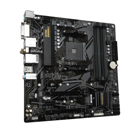 GIGABYTE B550M DS3H AC AMD AM4 Micro-ATX Motherboard