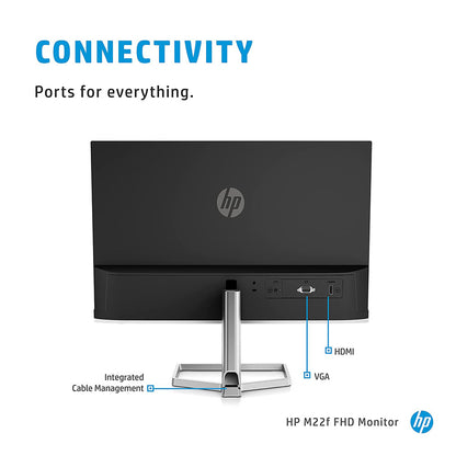 HP M22f 21.5-inch Full-HD IPS Monitor 5ms Response Time and with Adaptive Sync