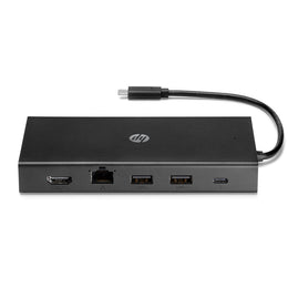 HP Travel USB-C Multi port Hub Docking Station with USB-C and RJ-45 port