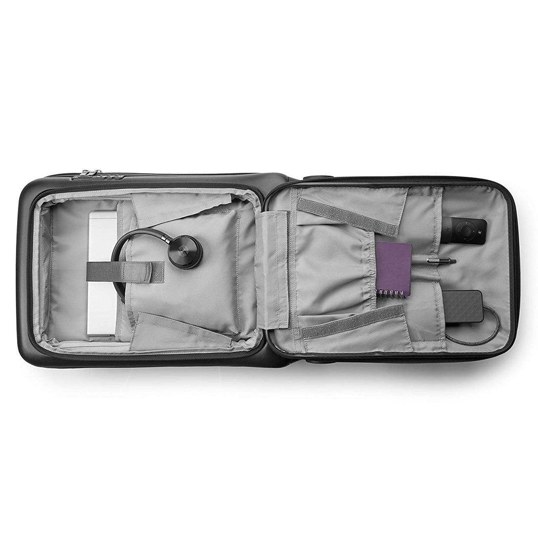 HP 20-inch Hard Case Luggage with 15.6-inch laptop compartment