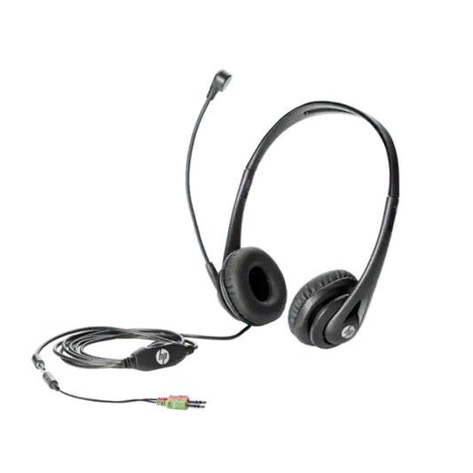 HP T4E61AA On-Ear Wired Business Headset v2 with In-line Microphone and Volume Controls