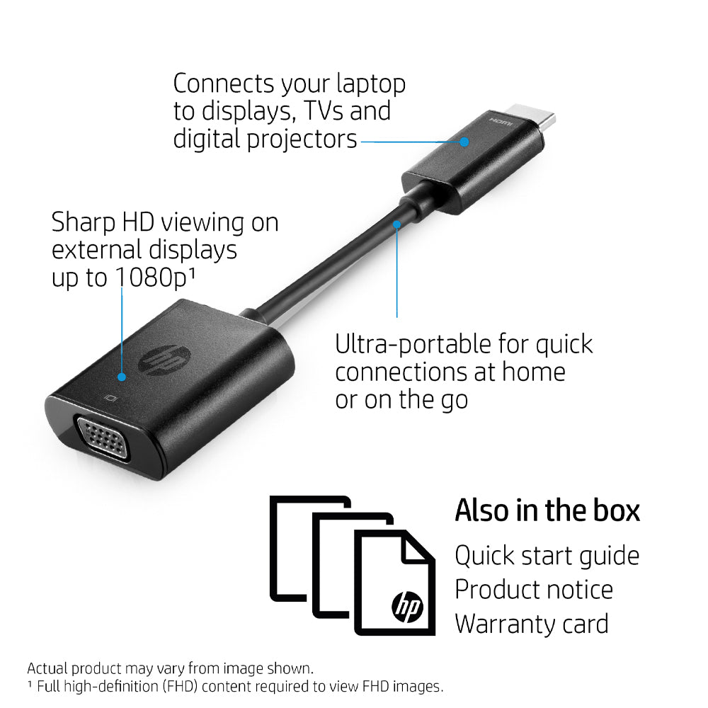 HP HDMI to VGA Adapter