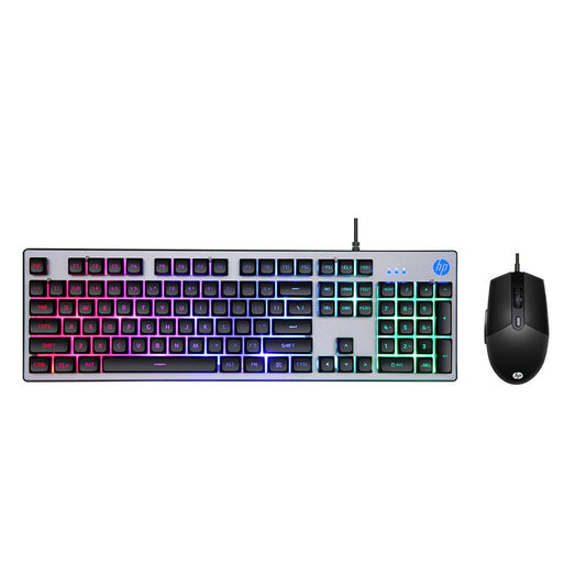 HP KM300F RGB Wired Keyboard and Mouse Gaming Combo with Adjustable DPI