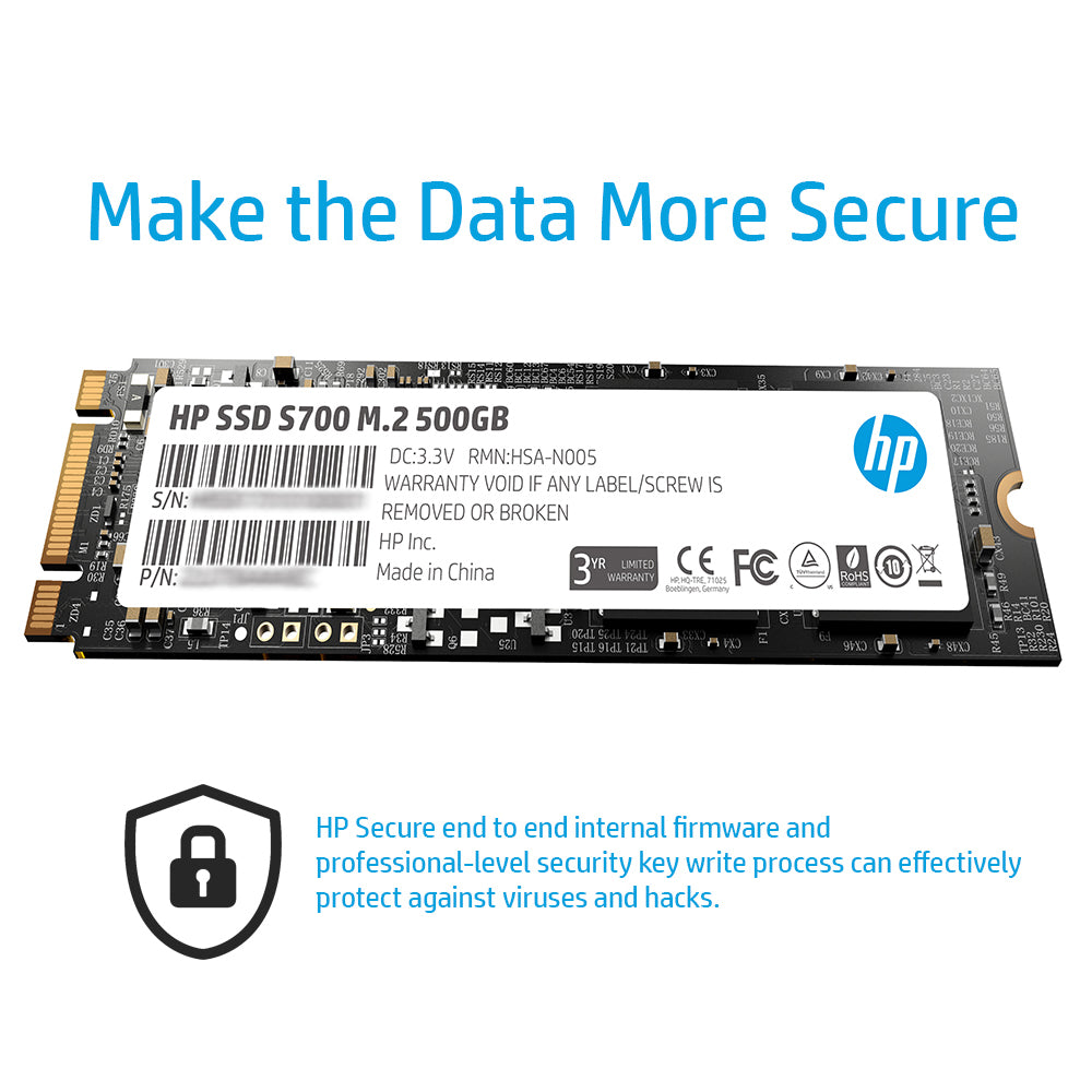 HP S700 M.2 500GB Internal Solid State Drive