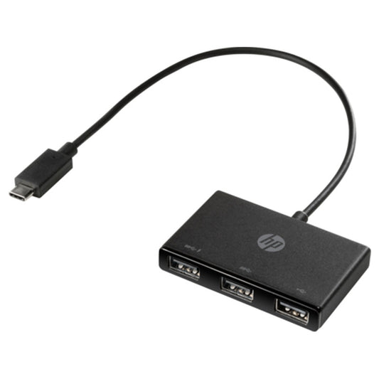HP USB-C to USB-A Hub (Black)