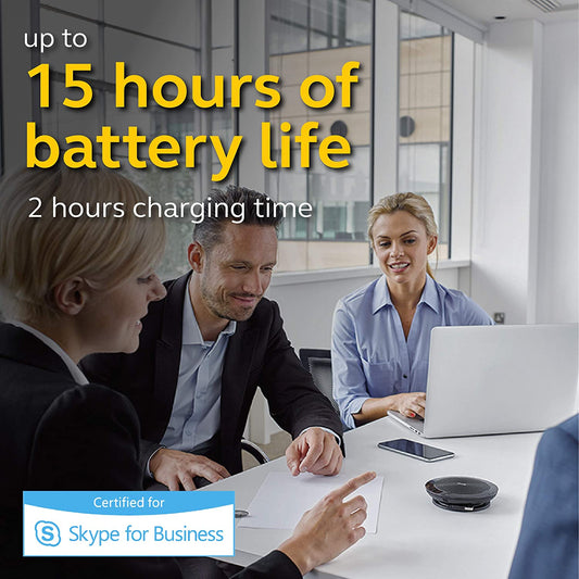 Jabra Speak 510 MS Portable USB and Bluetooth Wireless Speakerphone