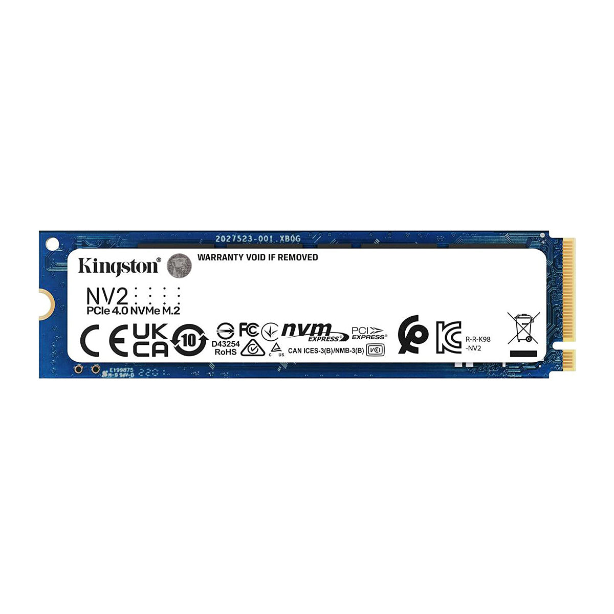 Kingston NV2 500GB NVMe PCIe Internal SSD - Main Image