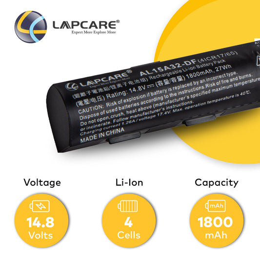 Lapcare_LAOBTAS6253_AL15A32_1800mAh_Laptop_Battery_From_TPSTech