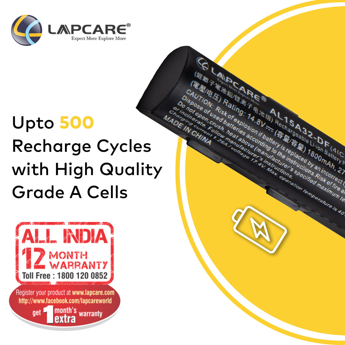 Lapcare_LAOBTAS6253_AL15A32_1800mAh_Laptop_Battery_From_TPSTech