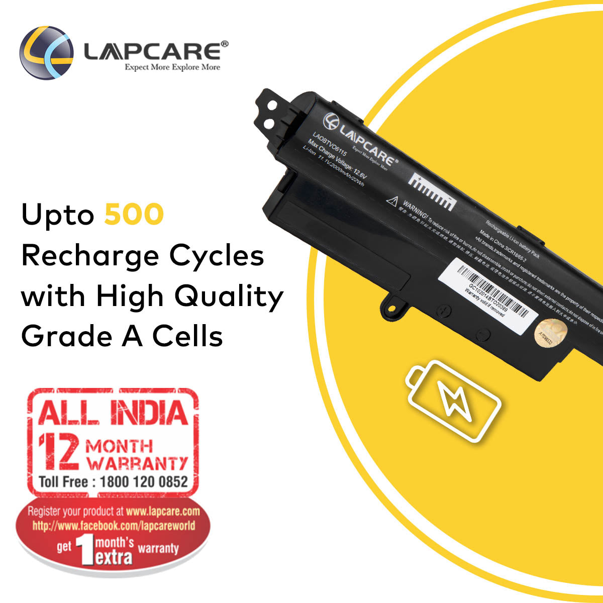 Lapcare_LAOBTVO6115_A31N130_2000mAh_Laptop_Battery_From_TPSTech