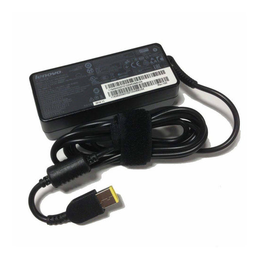 Lenovo Original 65W 20V 3.25A Slim Tip Rectangular Pin Laptop Adapter Charger with Power Cable
