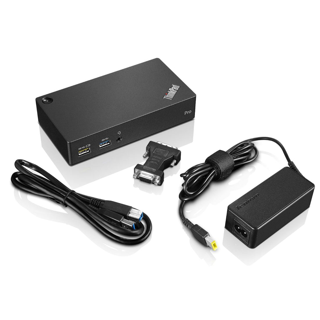 Lenovo ThinkPad USB 3.0 Pro Docking Station with DisplayPort and Gigabit Ethernet port