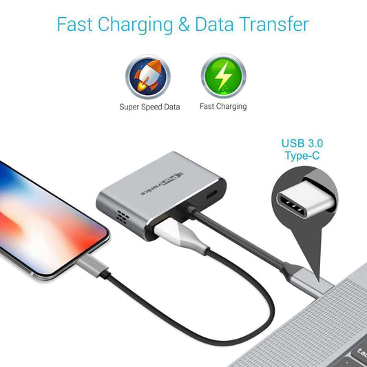 Portronics Mport 4C1 Hub with 4-In-1 USB-C and Fast Charging