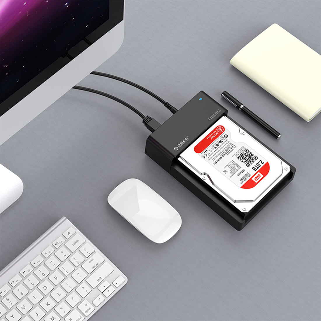 ORICO 6518US3-V1 SuperSpeed USB3.0 HDD Hard Drive and SSD Docking Station