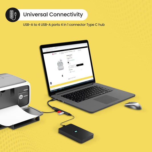 Portronics Mport 31C 4-In-1 Type-C USB Hub