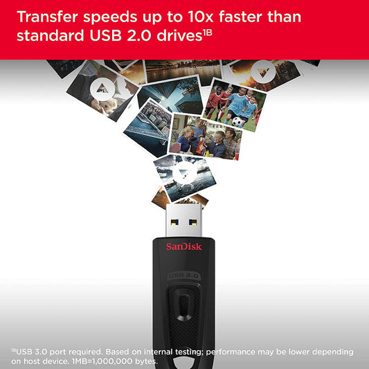 SanDisk Ultra CZ48 256GB USB 3.0 Pen Drive