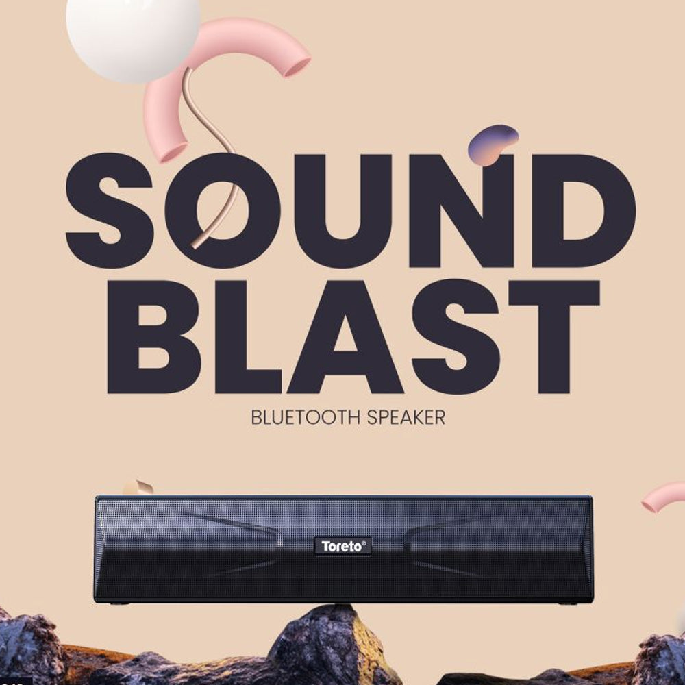 Toreto Sound Blast Mini Bluetooth 5.0 Speaker Soundbar