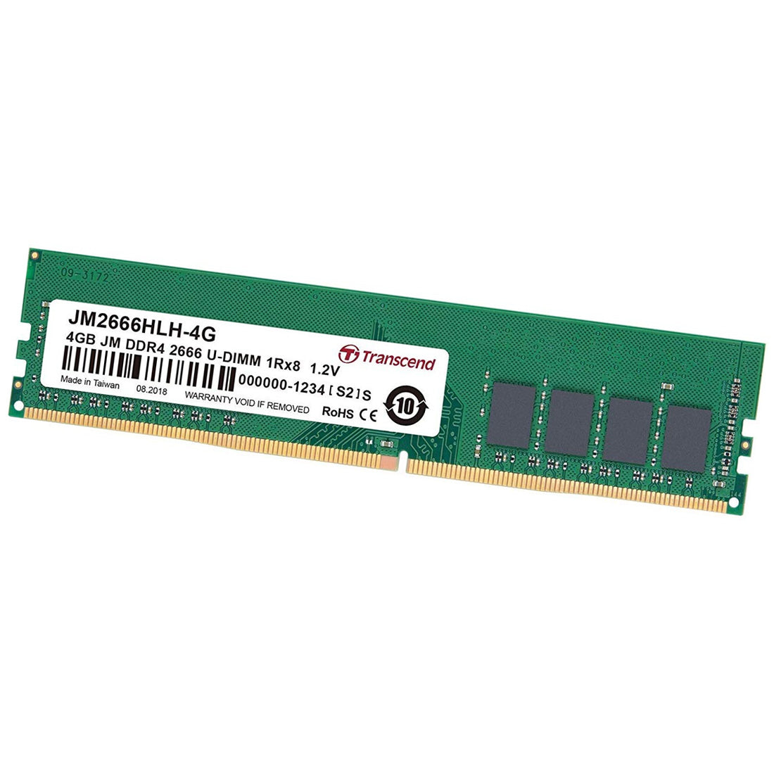 Transcend 4GB DDR4 RAM 2666MHZ CL9 Desktop Memory Module