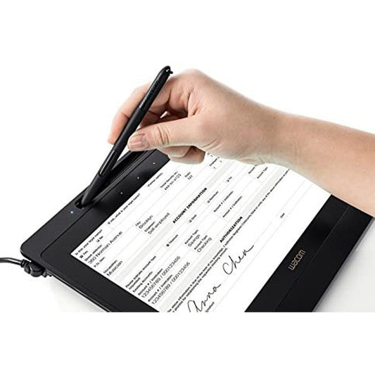Wacom DTU-1141B 10.1 Inch FHD Pen Display with AES RSA Encryption and UID Support for Signature Capture