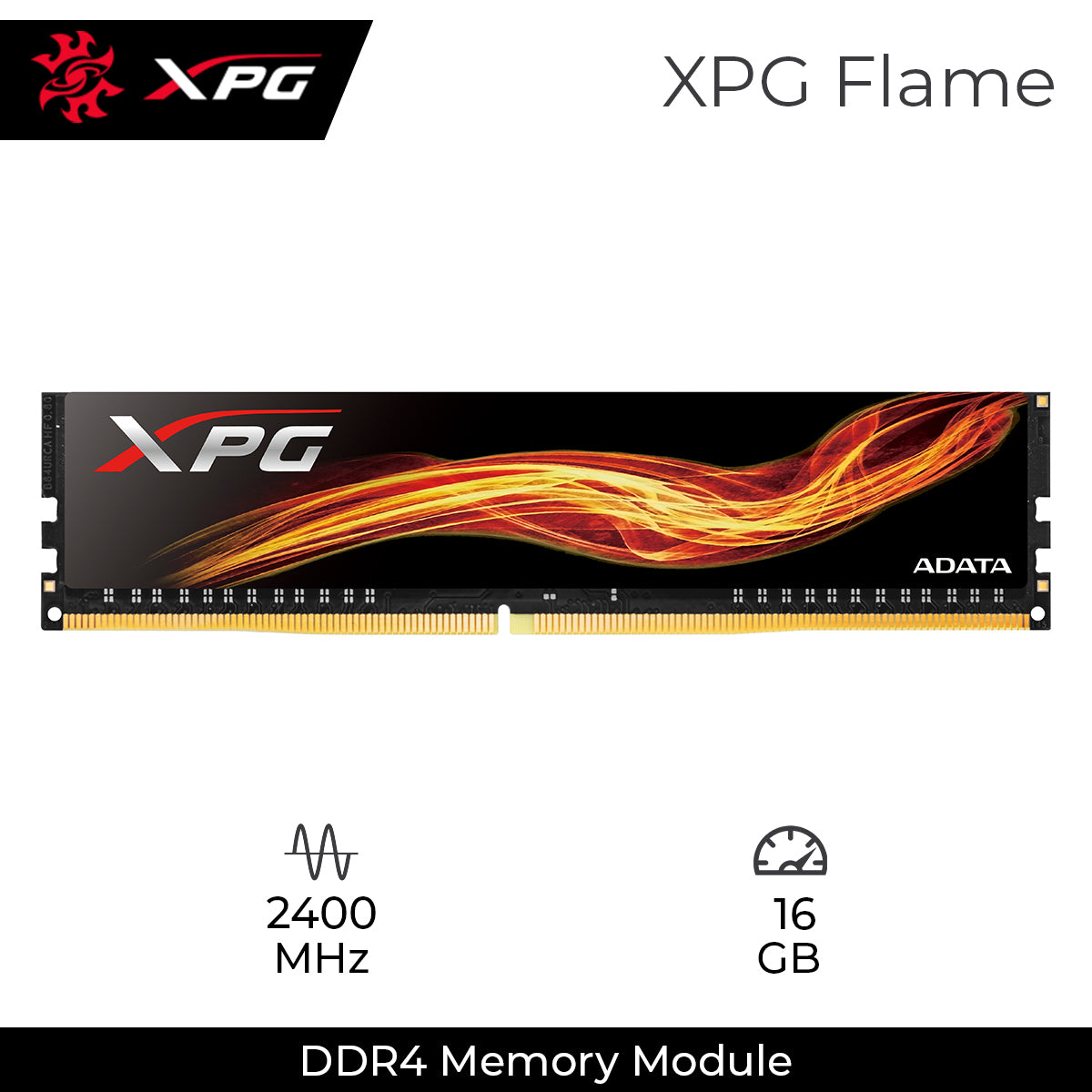 XPG Flame RAM DDR4 2400MHz Desktop Memory