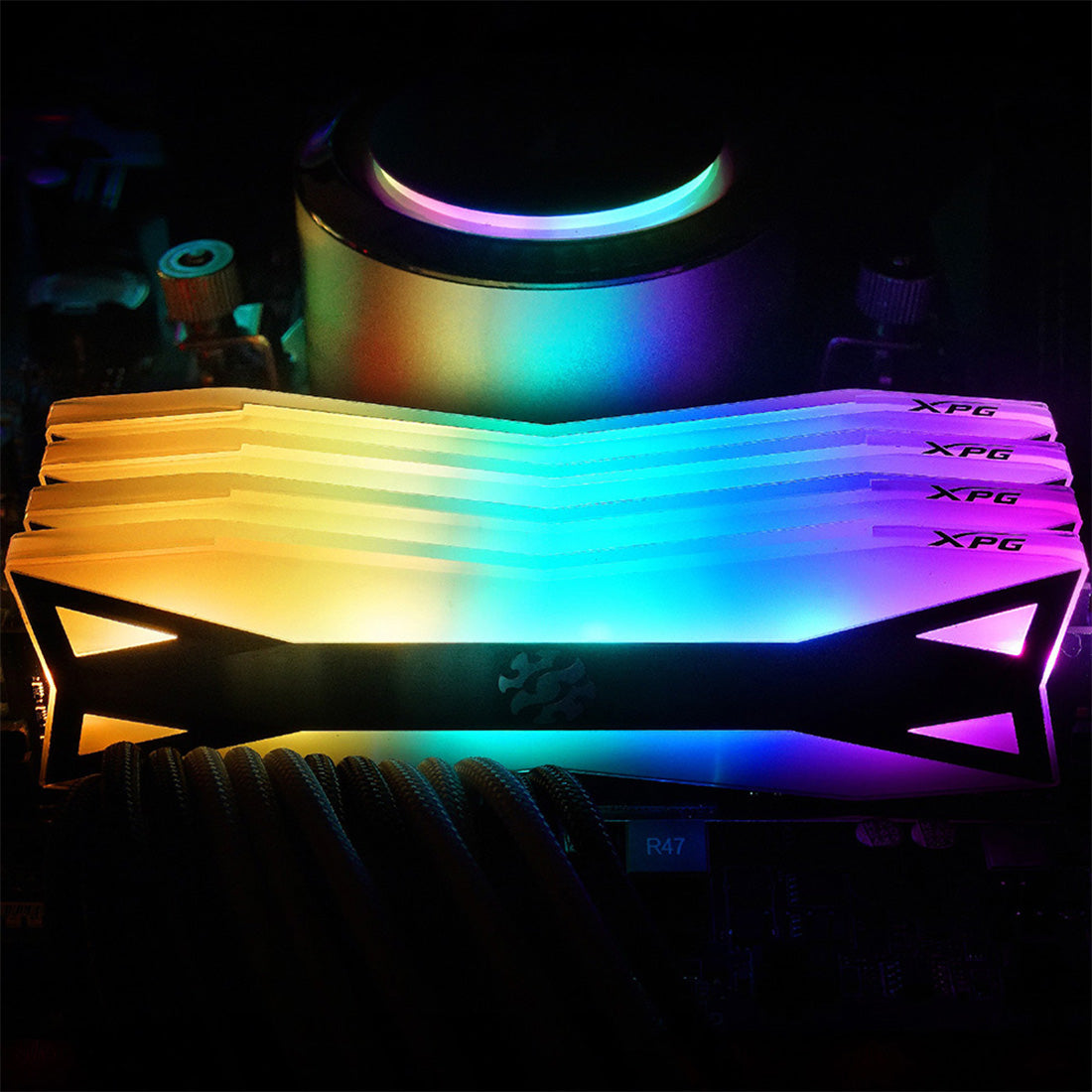 XPG Spectrix D60G RGB 8GB DDR4 RAM 3200MHz Desktop Memory