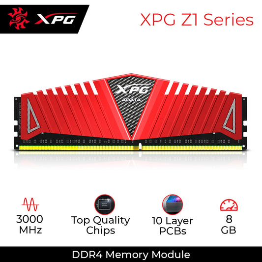 XPG Z1 Gaming RAM DDR4 3000MHz UDIMM Desktop Memory