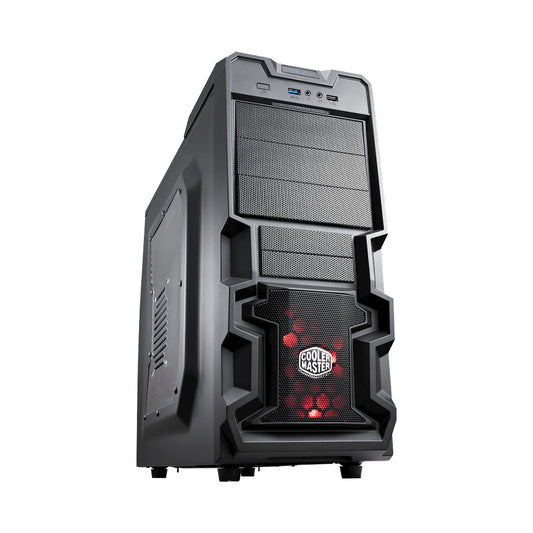 Cooler Master K380 ATX Mid-Tower Cabinet with Pre-Installed 120mm LED Fan
