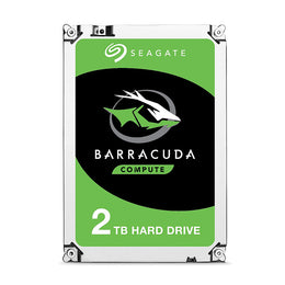 Seagate BarraCuda 2TB 3.5" SATA 6 GB/s 7200 RPM Desktop Internal Hard Disk Drive ST2000DM008
