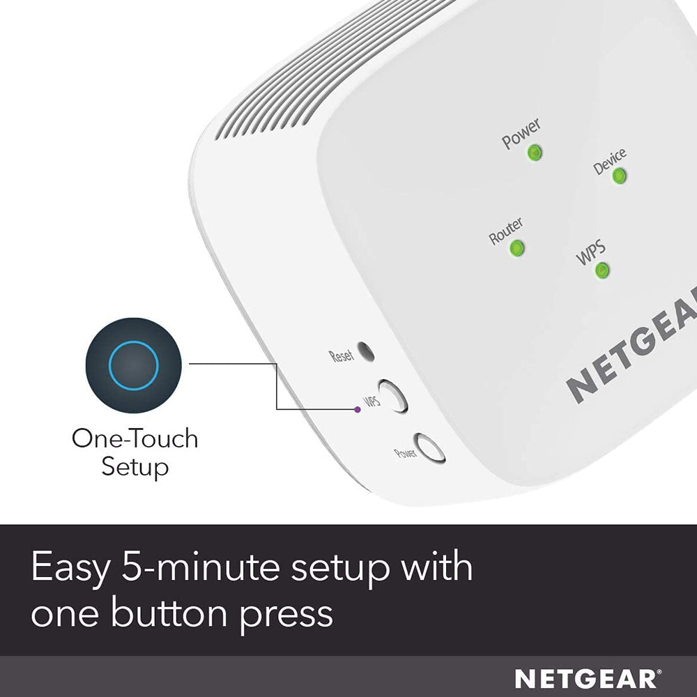 NETGEAR AC1200 Dual Band Wi-Fi Range Extender With 1200Mbps Speed