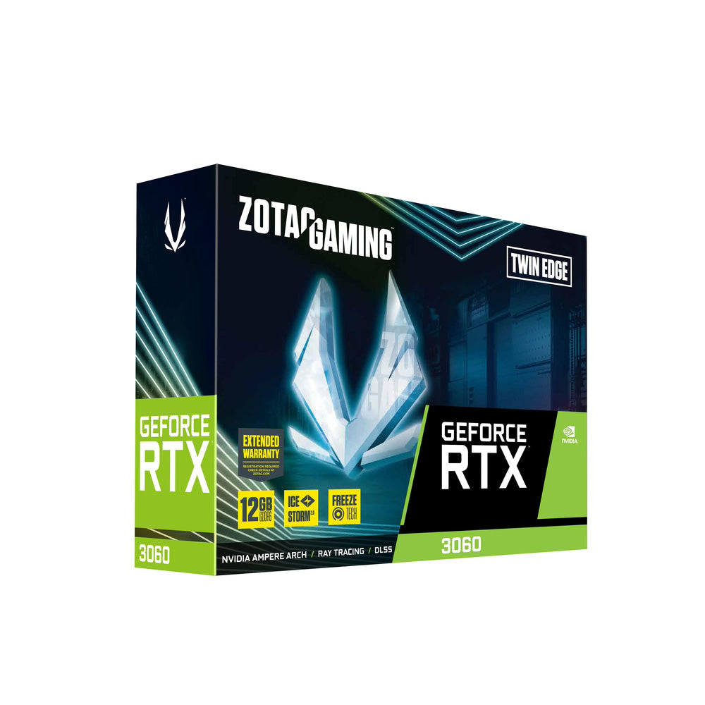 Zotac Gaming GeForce RTX 3060 Twin Edge 12GB GDDR6 192-Bit Graphics Card