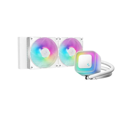 DeepCool LE240 V2 240mm A-RGB AIO CPU Liquid Cooler-White