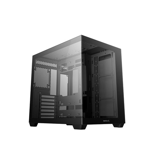 DeepCool CG530 Tempered Glass without Fan ATX Mid Tower Cabinet-Black