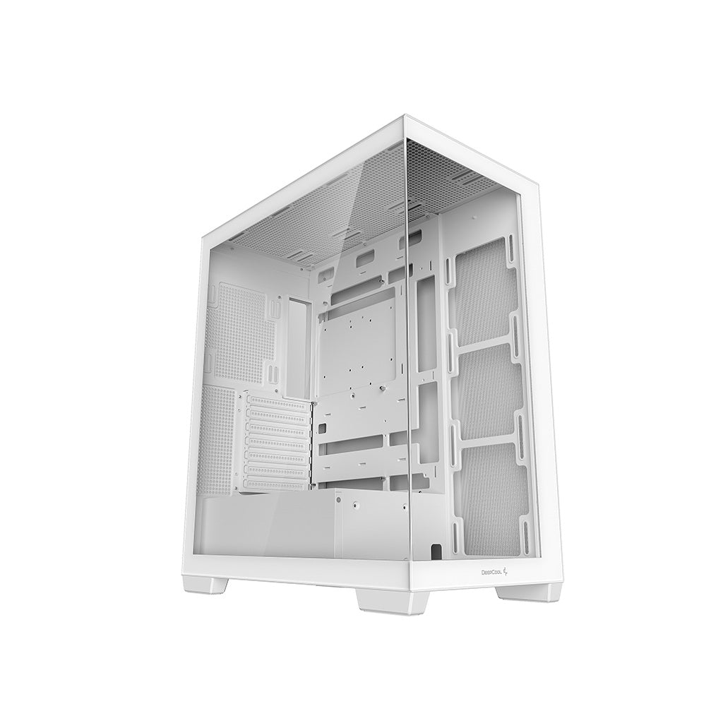 DeepCool CG580 Tempered Glass without Fan ATX Mid Tower Cabinet-White