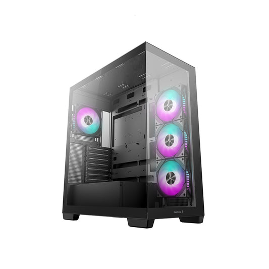 DeepCool CG580 4F Tempered Glass ATX Mid Tower Cabinet-Black