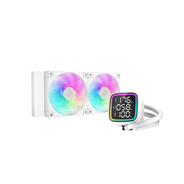Deepcool LD240 240mm ARGB All in One Anti-Leak Technology CPU Liquid Cooler- White