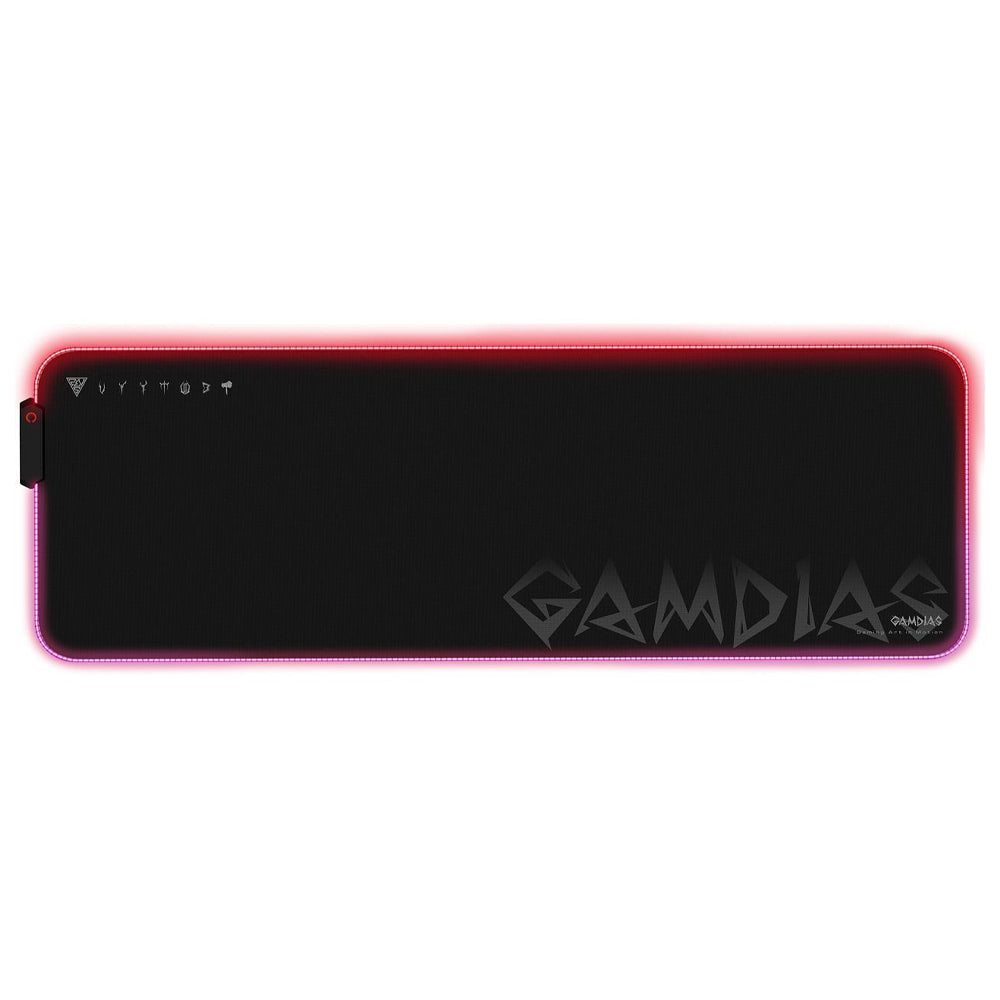 [RePacked] Gamdias NYX-P3 Multi-Colored RGB Gaming Mousepad with 10 ARGB LED Effects and Non-Slip Rubber Base