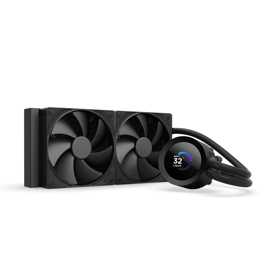 NZXT Kraken Plus 240 240mm AIO Liquid Cooler with 1.54-inch LCD